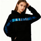 Unisex Gizli Mesajlı Hoodie