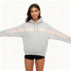 Unisex Gizli Mesajlı Hoodie