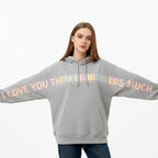 Unisex Gizli Mesajlı Hoodie