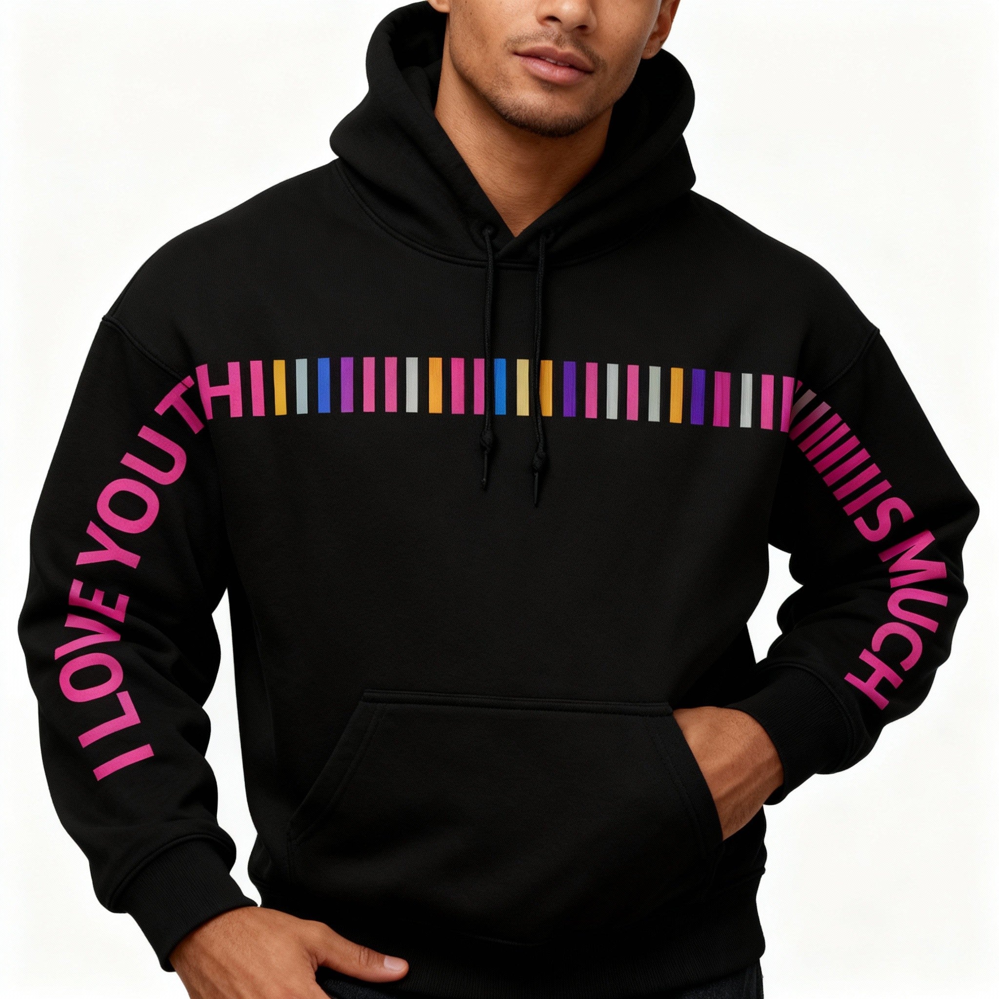 Unisex Gizli Mesajlı Hoodie