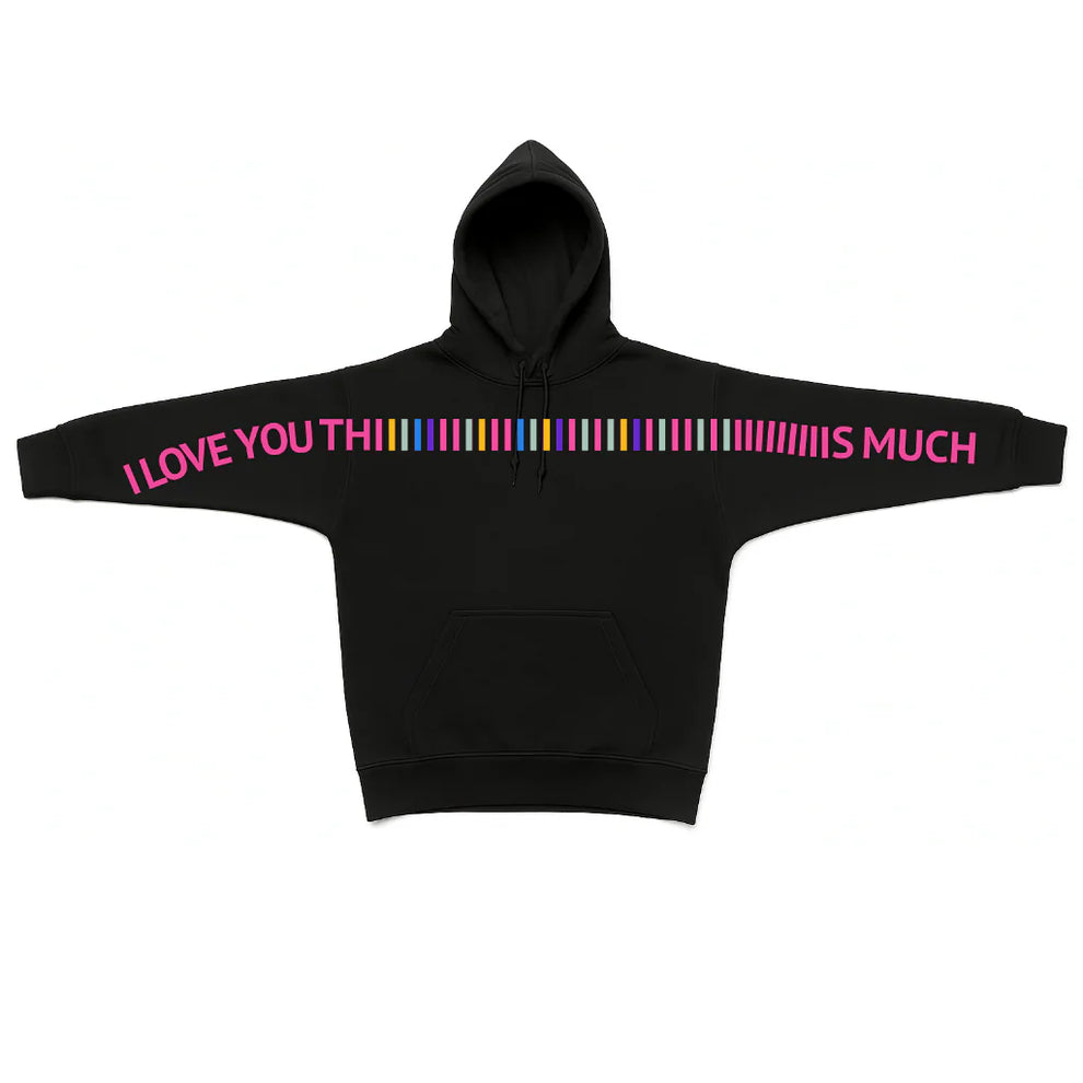Unisex Gizli Mesajlı Hoodie